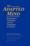 Front page of her recommended book "The Adapted Mind"
