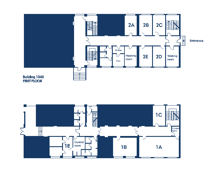 Overview of lab rooms